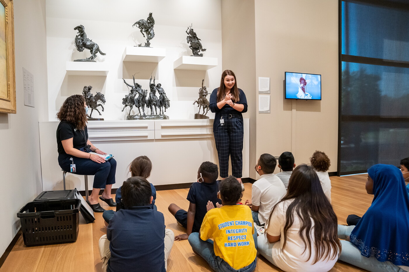 American Sign Language for interpreting American art Amon Carter